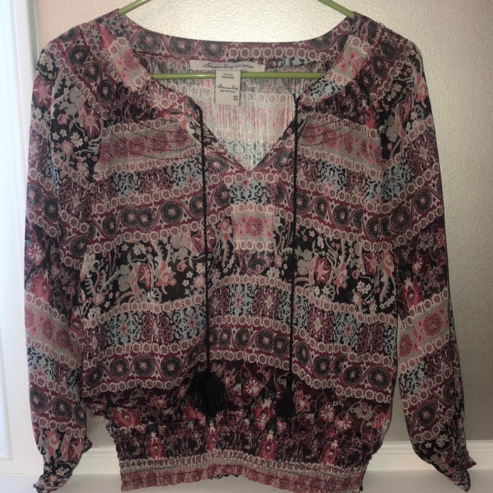 Multi colored American Rag blouse